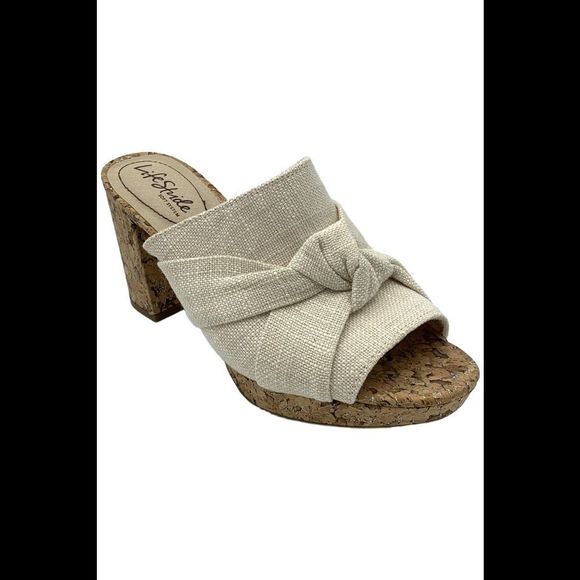Lifestride Slip-On Slides Laguna Cream Daisy - Medium - Picture 1 of 3